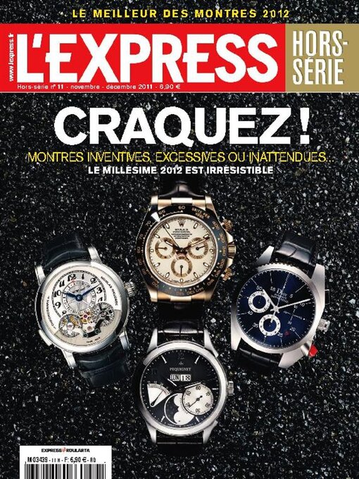 Title details for L'Express hors-serie by Groupe Express Roularta - Available